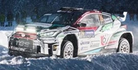 Sparky 1/43 TOYOTA GR Yaris Rally 2 No.26 - 5th RC2 Rally Sweden 2024 - M. Heikkila - K. Temonen