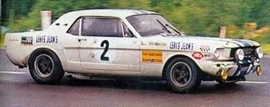 Spark 1/43 Ford Mustang No.2 Team Claude Dubois - 2nd 24H Spa 1968 - "Eldé" - Y. Deprez (Limited 324)