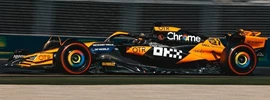 Spark 1/18 McLaren Formula 1 Team MCL38 No.81 4th Australian GP 2024 - Oscar Piastri