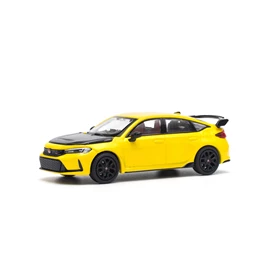 POPRACE 1/64 HONDA CIVIC FL5 TYPE-R SUNLIGHT YELLOW