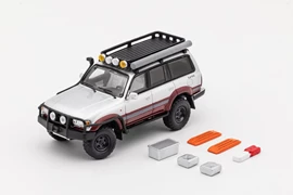 GCD 1:64 Toyota Land Cruiser LC80 Silver Mod Version LHD（with accessories）