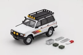 GCD 1:64 Toyota Land Cruiser LC80 White Mod LHD（with accessories）