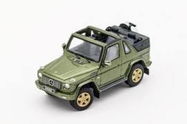 GCD 1:64 Mercedes-Benz G500 Cabriolet - Green LHD (with accessories)