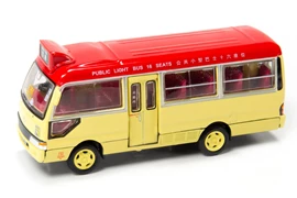 Tiny City 08 Die-cast Model Car - Toyota Coaster MiniBus (Kwun Tong)