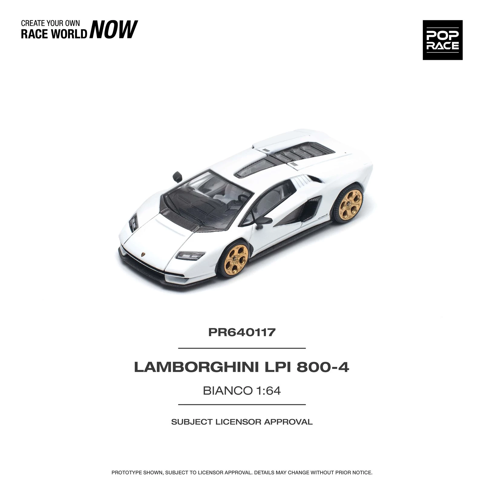 Tiny - Hong Kong Bus Model Shop - POPRACE 1/64 LAMBORGHINI
