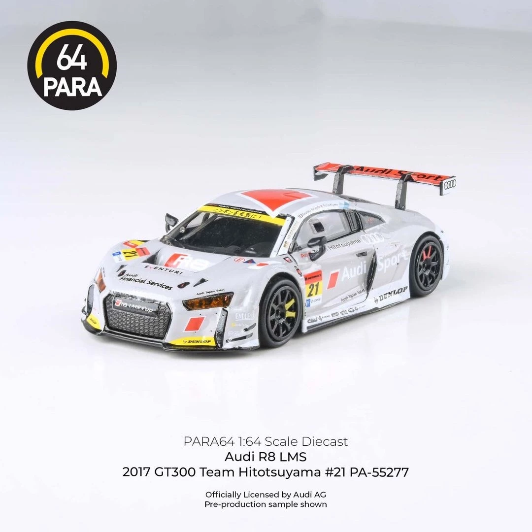 PARA64 1/64 Audi R8 LMS 2017 GT300 Team Hitotsuyama #21 LHD - Tiny 微影