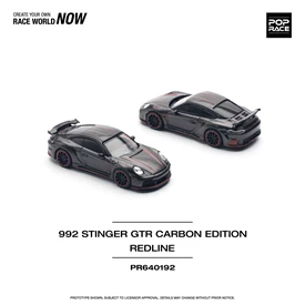 POPRACE 1/64 992 STINGER GTR CARBON EDITION - REDLINE