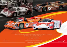 Sparky 1/64 Porsche 956 No.8 6th 24H Le Mans 1983 B.Wollek K.Ludwig S.Johansson
