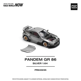 [New Tooling]POPRACE 1/64 PANDEM GR86 - SILVER