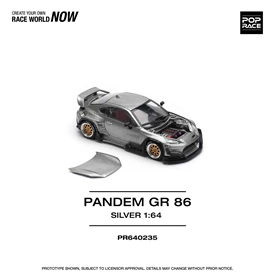 [New Tooling]POPRACE 1/64 PANDEM GR86 - SILVER