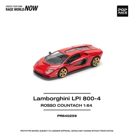 POPRACE 1/64 LAMBORGHINI COUNTACH LPI-800 - ROSSO