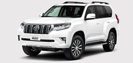 SUN STAR 1/43 Toyota Land Cruiser Prado 2018 - Glacier White