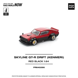 POPRACE 1/64 KPGC110 KENMERI - RED/BLACK