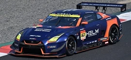 Spark 1/43 HELM MOTORSPORTS GT-R HELM MOTORSPORTS No.62 GT300 SUPER GT 2025 - Y. Hiraki - R. Hiraki