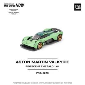 POPRACE 1/64 ASTON MARTIN VALKYRIE IRIDESCENT EMERALD