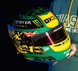 Spark 1/5 F1 Helmet McLaren Formula 1 Team - Oscar Piastri - Australian GP 2025
