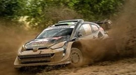 Spark 1/43 TOYOTA GR Yaris Rally1 No.33 TOYOTA GAZOO RACING WRT 100th TGR WRC Events Winner Rally Safari 2025 E. Evans – S. Martin