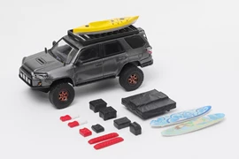 GCD 1:64Toyota 4Runner modified version—Grey（LHD）with accessories