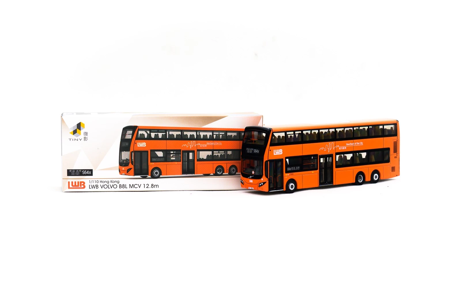 Hong Kong Die-cast Model Cars & Bus Models - Tiny City KMB16 Die