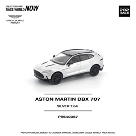 POPRACE 1/64 ASTON MARTIN DBX 707 SILVER