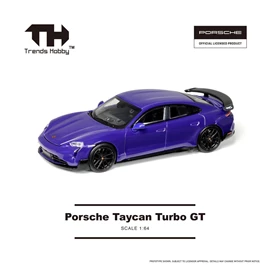 Trends Hobby Diecast 1/64 Porsche Taycan Turbo GT (Purple)