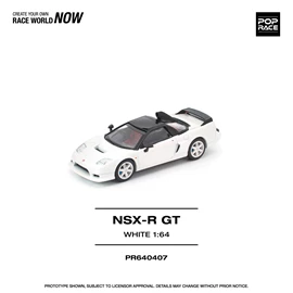 POPRACE 1/64 HONDA NSX-R GT WHITE