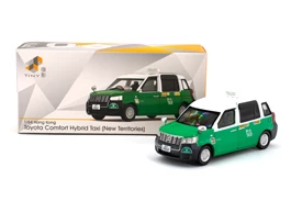 Tiny City 10 Die-cast Model Car - Toyota Comfort Hybrid Taxi (New Territories) (XT9907)