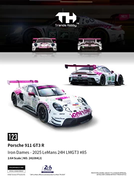 Trends Hobby Diecast 1/64 Porsche911 GT3 R LeMan 24H 2025 #85