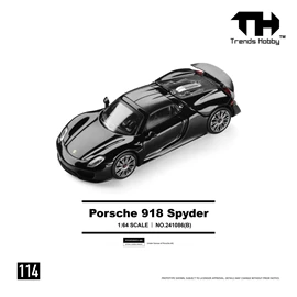 Trends Hobby Diecast 1/64 Porsche 918 Spyder - Black