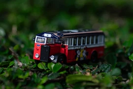 Disney Vehicle - Hong Kong Single Decker Bus x Mickey & Minnie(Black)