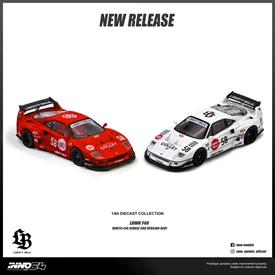 INNO 1/64 DIE-CAST LBWK F40 COLLET With Chase Car