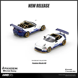 INNO 1/64 DIE-CAST Mazda MX-5 (ND) Miata "PANDEM ROCKET BUNNY" V1.0