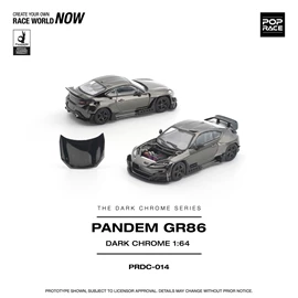 POPRACE 1/64 - PANDEM GR 86 DARK CHROME