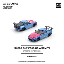 POPRACE 1/64 - MAZDA RX7 (FC3S) RE-AMEMIYA STREET7
CHROME