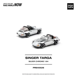 POPRACE 1/64 -SINGER TARGA
SILVER CHROME