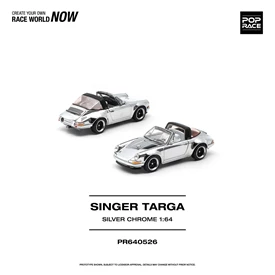 POPRACE 1/64 -SINGER TARGA
SILVER CHROME