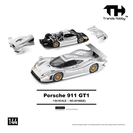 Trend Hobby 1/64 - Porsche 911 GT1 1998 - Sliver