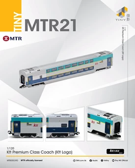 Tiny City MTR21 Die-cast Model Car - KTT Premium Class Double Deck Coach (KTT Logo)