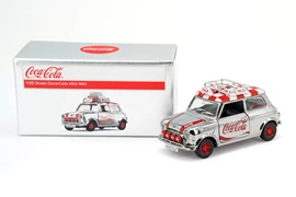 Tiny City Die-cast Model Car - Mini Cooper X Coca-Cola(Siver)