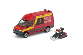 Tiny City Die-cast Model Car - MERCEDES-BENZ Sprinter Firefighting Robot (F6201)