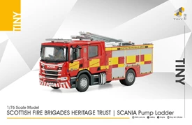 Tiny 城市 UK27 合金車仔 - 蘇格蘭消防救援隊 Emergency One Scania 泵車