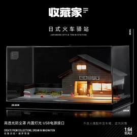 收藏家 Japanese Style Train Station Miniature Scene