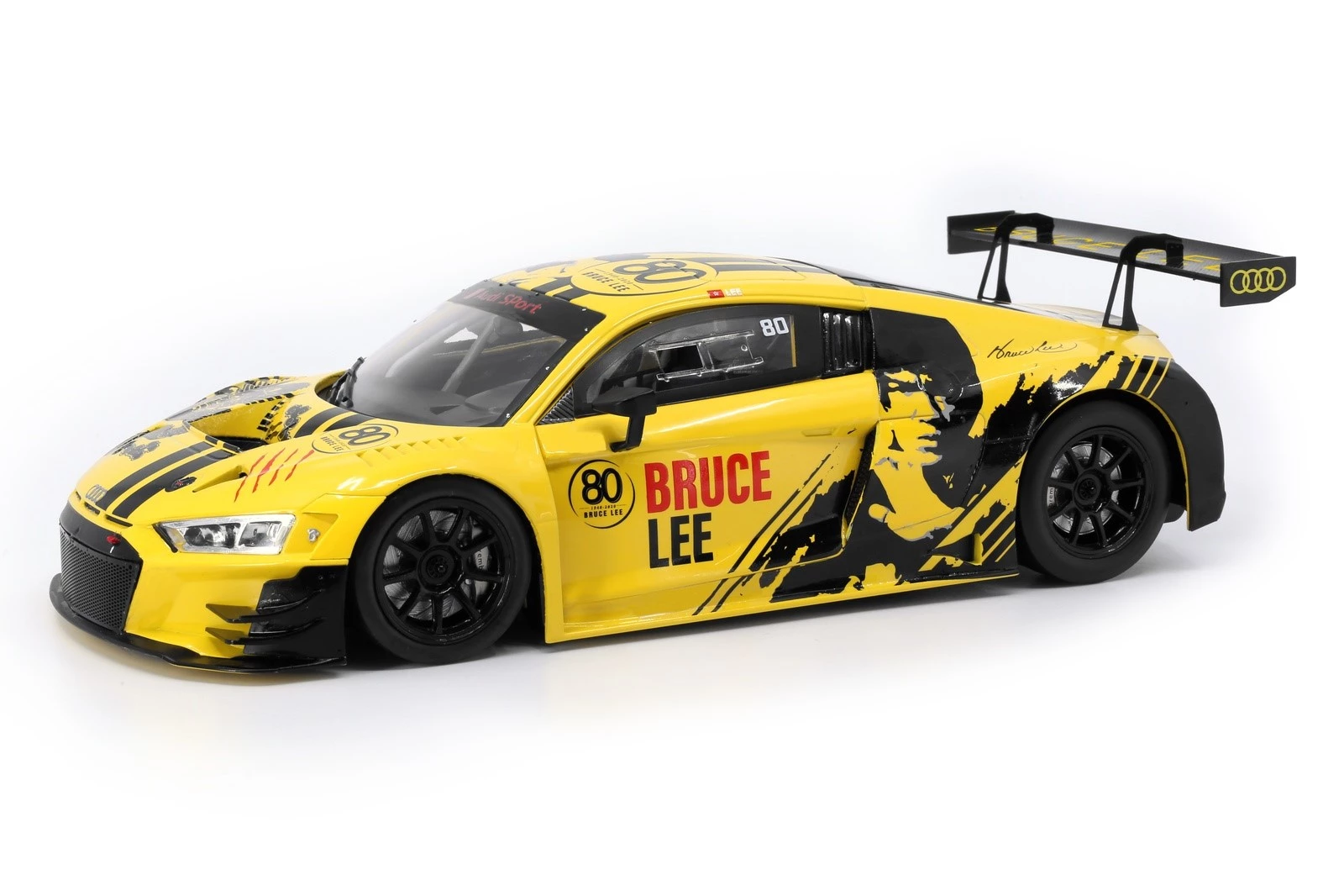 ミニカー POP RACE 1/64 Audi R8 LMS Bruce Lee 80th Tiny - Hong Kong Bus Model Shop - POPRACE 1/18 Audi R8 LMS Bruce