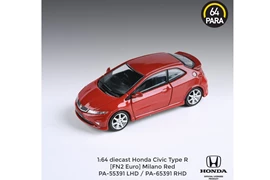 PARA64 1/64 Honda Civic FN2 Type R Milano Red RHD