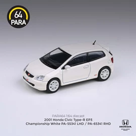 PARA64 1/64 2001 Honda Civic Type-R EP3 Championship White (RHD)