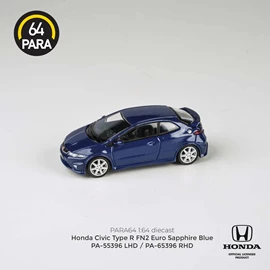 PARA64 1/64 2007 Honda Civic FN2 Type R Sapphire Blue, RHD