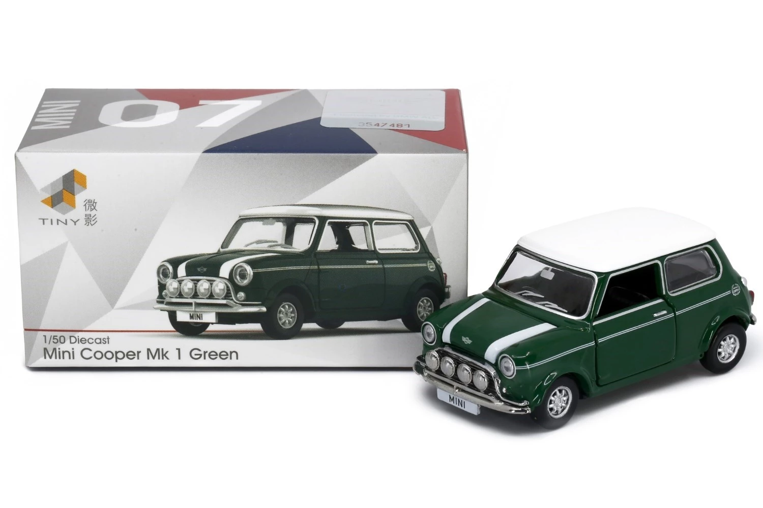 ミニカー tiny Mini Cooper Mk 1 Green 1/50 Hong Kong Die-cast Model Cars & Bus Models - Tiny City Die-cast