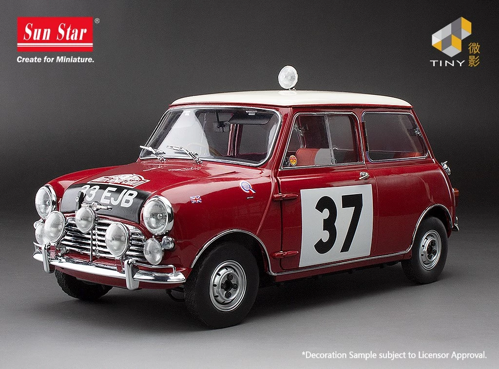 105-013 サンスター 1/12 TINY×SUNSTAR ミニクーパー S Hong Kong Die-cast Model Cars & Bus Models - Sun Star x Tiny 1/12