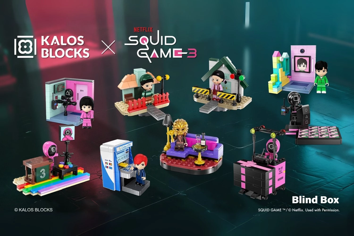 Hong Kong Die-cast Model Cars & Bus Models - Kalos Blocks x Squid