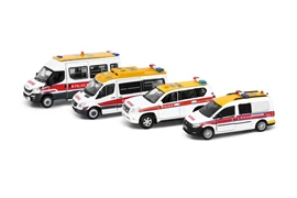 Tiny 城市 合金車仔 - Bs22 機場警區 (64225, 65350, 65351, 64832)
